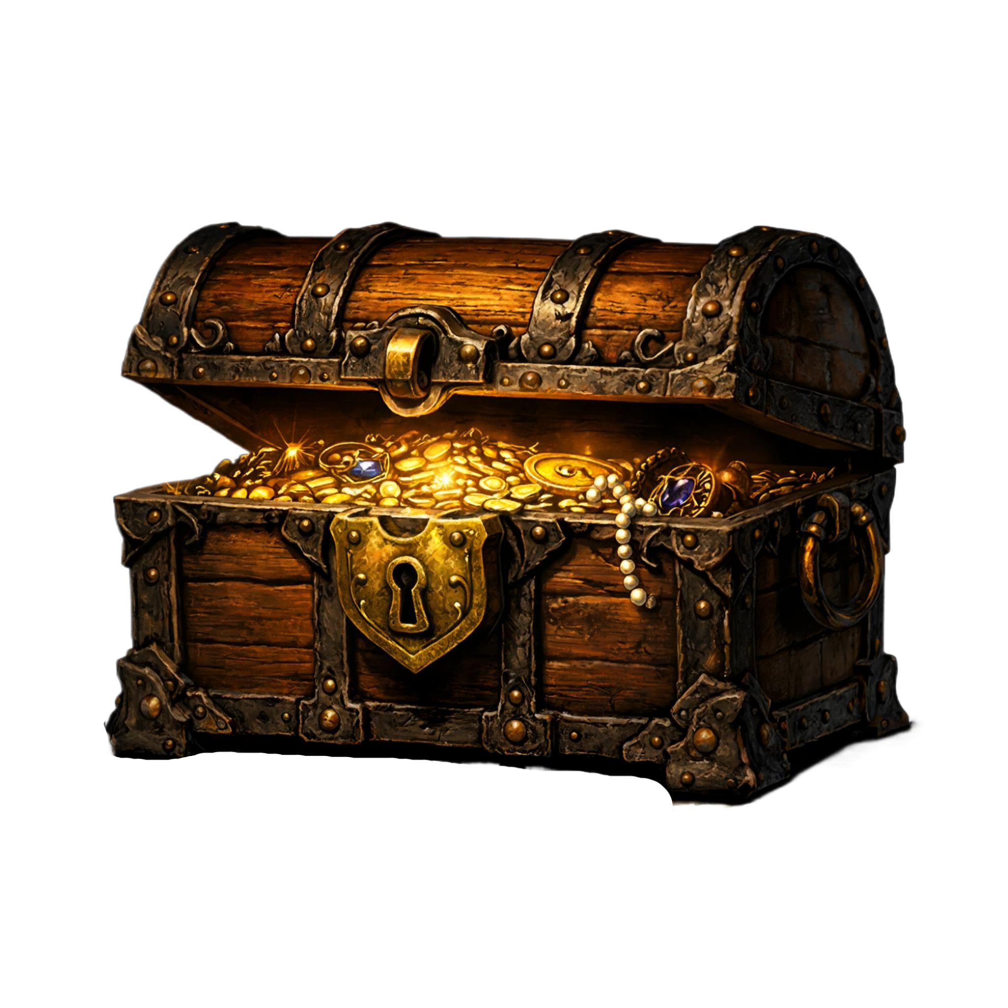 Opening chest